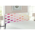 thumbnail image 2 of Polka Dots Headboard, Gradient Polka Dots Digital Design Array of Filled Circles Art, Upholstered Decorative Metal Bed Headboard with Memory Foam, Full Size, Multicolor, by Ambesonne, 2 of 4