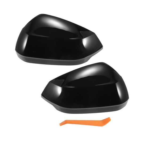 Cubierta de espejo retrovisor lateral para conductor y pasajero, reemplazo para Audi Q2 SQ2 Q3, par, negro brillante