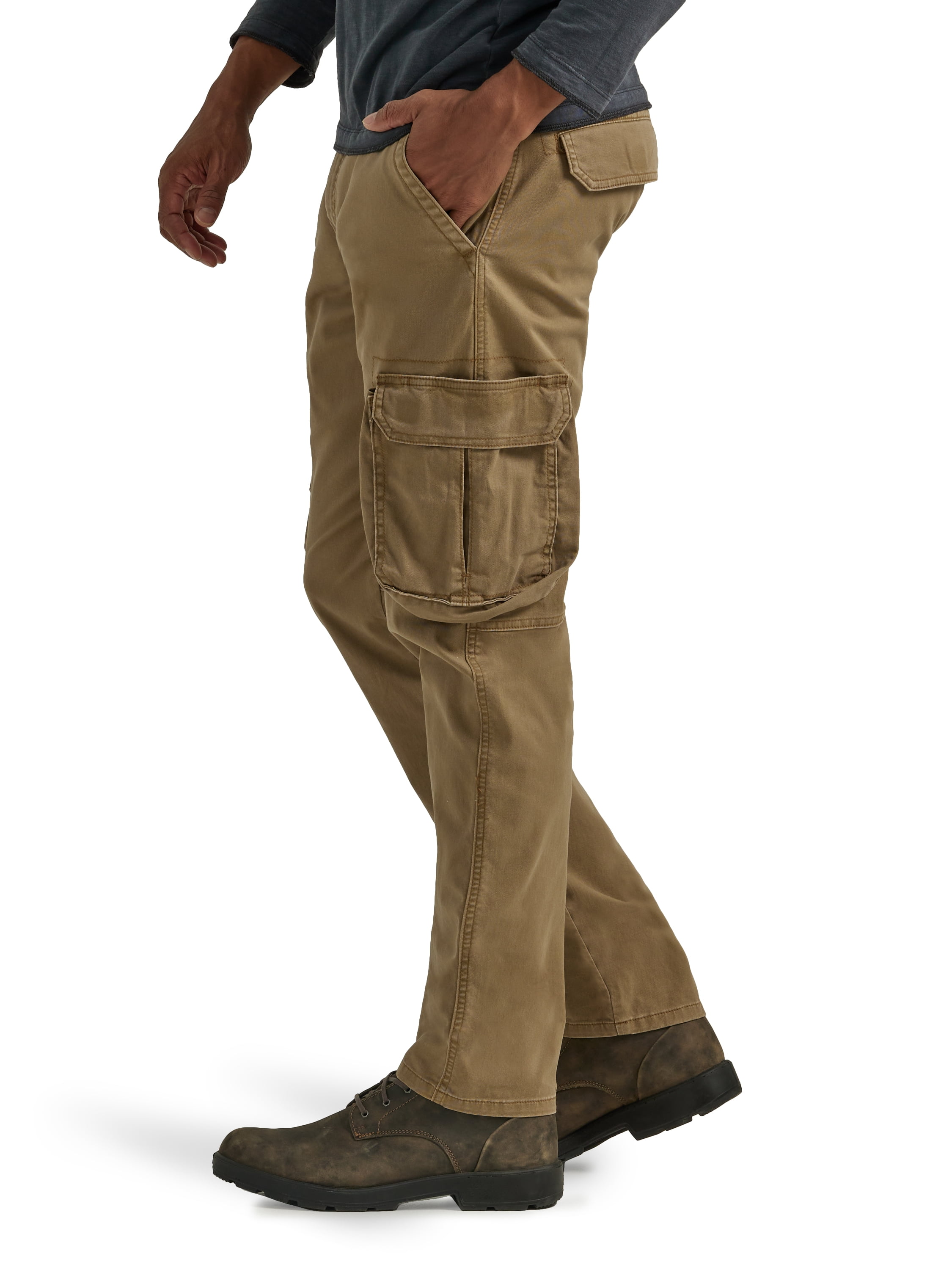 Wrangler® Men's Stretch Taper Leg Regular Fit Cargo Pant
