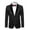 Black, variant on COOFANDY Mens Suits Velvet Blazer Slim Fit Tuxedo Jacket for Wedding