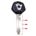 thumbnail image 1 of 1 Pza Embrión De Llave En Blanco Sin Cortar Para YAMAHA YZF XJR1300 FJR1300 MT09 MT07 XJ6 TMax FZ6 FZ8 R3 R1 R6, 1 of 4