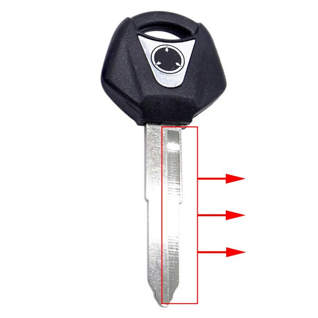 1 Pza Embrión De Llave En Blanco Sin Cortar Para YAMAHA YZF XJR1300 FJR1300 MT09 MT07 XJ6 TMax FZ6 FZ8 R3 R1 R6
