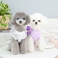thumbnail image 6 of Tangpan Sequins Bow-Knot Pet Dance Dress Dog Christmas Party Dress (Purple, XL), 6 of 7