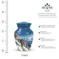 thumbnail image 2 of SUBSH Winter Wanderlust The Hiker's Majestic View - Keepsakes for Ashes of Loved Ones - Perfect Memorials Cremation Urns - Memorial Urns for Human Ashes - Urns for Adults (Size-3inch,1pcs), 2 of 2