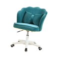 thumbnail image 4 of Silla de oficina giratoria de 360 grados, sillón decorativo para oficina, dormitorio, apartamento Verde, 4 of 8