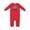 Red, variant on Inktastic Drag Racing is My Thing with Flags Baby Romper Coveralls