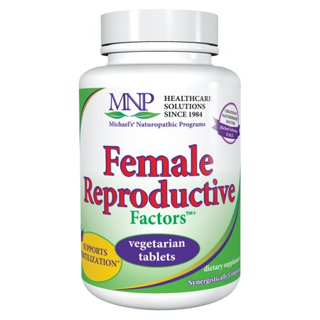 Michael's Naturopathic Programs Female Reproductive Factors - 60 Vegan Tablets - Nutrients to Support Healthy Contraception & Pregnancy - Vegetarian, Gluten Free, Kosher - 20 Servings