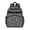 Gray, variant on Floral Boho Vintage Retro Adjustable Padded Straps Student Backpack Chest Strap Large Capacity Durable School Backpack