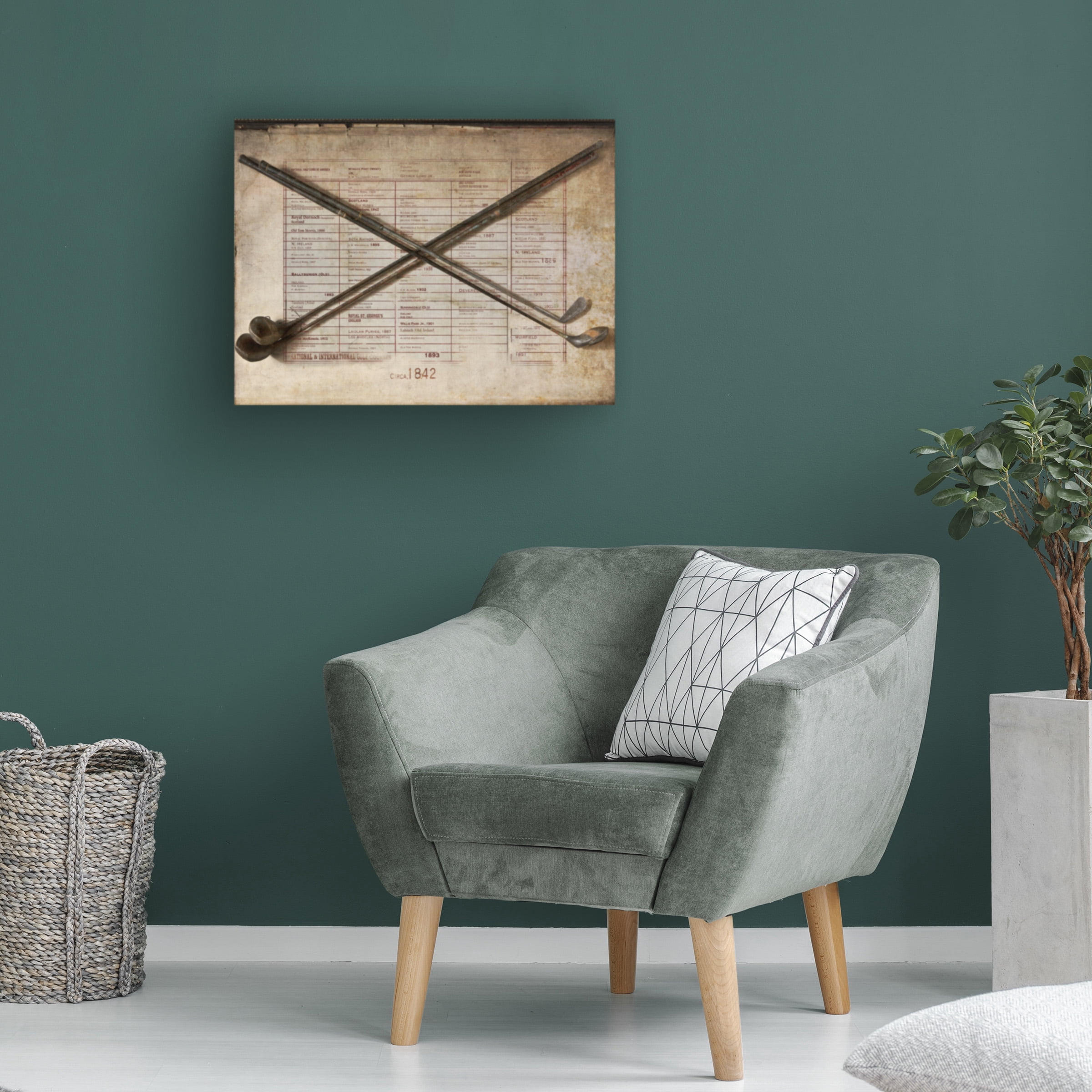 Symposium Design 'Golf' Canvas Art