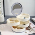 thumbnail image 3 of Jewelry Box Waterproof Large Capacity Portable Storage Jewelry Holder for Earring, 3 of 8