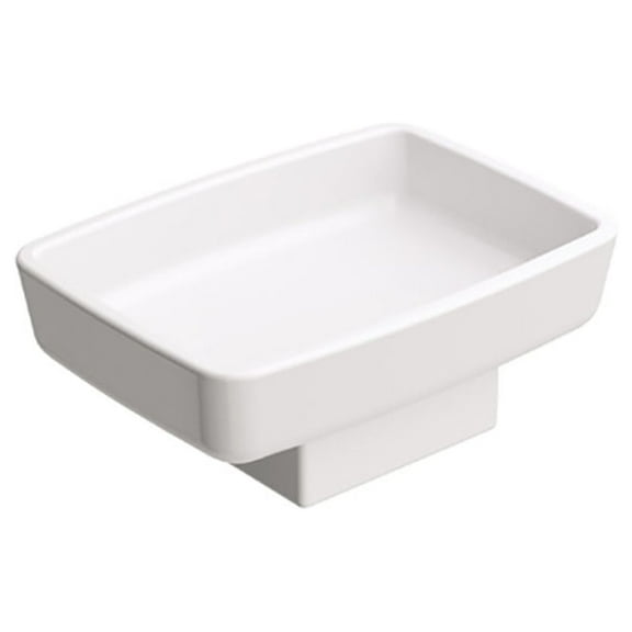 Ws Bath Collections Dado 61222 Dado Soap Dish - White
