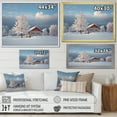 thumbnail image 4 of Designart "Winter Wonderland At Hotels And Lodges I" Hotels & Lodges Floater Framed Canvas Wall Art, 4 of 5