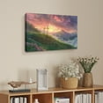thumbnail image 4 of Christian Wall Art Jesus God Canvas Art Cross And Flower Painting For Livingroom Decor Office Bedroom Decoration, 4 of 7