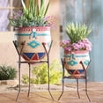 thumbnail image 3 of Collections Etc Southwest Garden Planters - Set of 2 NO SIZE, 3 of 3