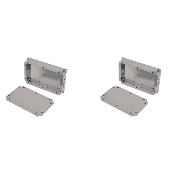2X Carcasa de Aluminio Caja Blindada Caja RF DisipacióN de SeñAl SMA-KFD46 Caja de Amplificador MultifuncióN