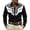 Black, variant on Mens Printed Long Sleeve Shirt Festival Western Adventurer Casual Cowboy Button Down Top Clothes