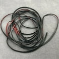 thumbnail image 2 of Bgsha 4M T-Shape Rubber Car Door Seal Strip Hood Trunk Edge Weatherstrip Moulding Trim, 2 of 9