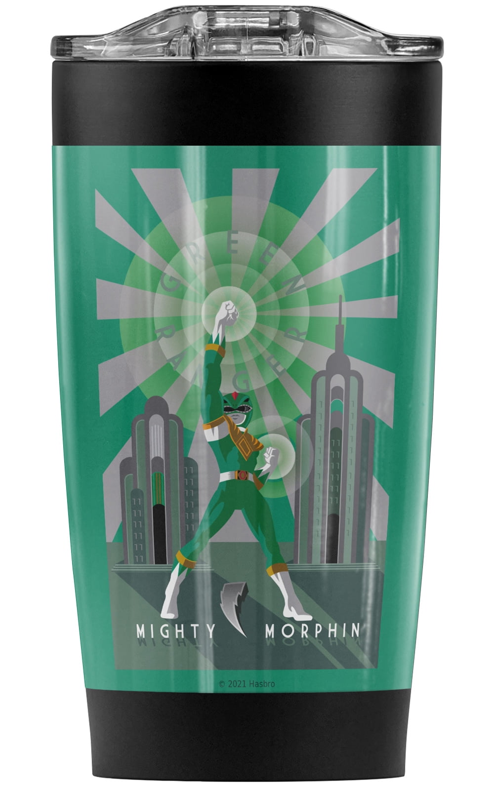 Power Rangers/Green Ranger Deco Stainless Steel Tumbler 20 oz Coffee ...