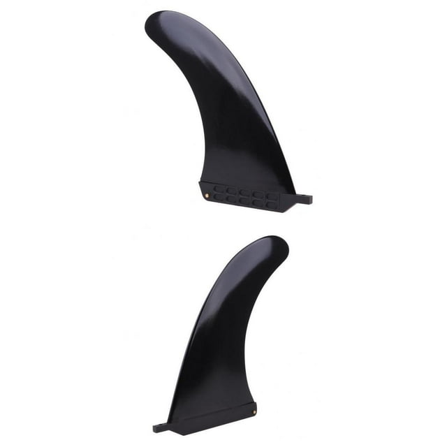 2 Piezas Baoblaze Surf y Central para Tabla de Surf Longboard Negro 10' 8'