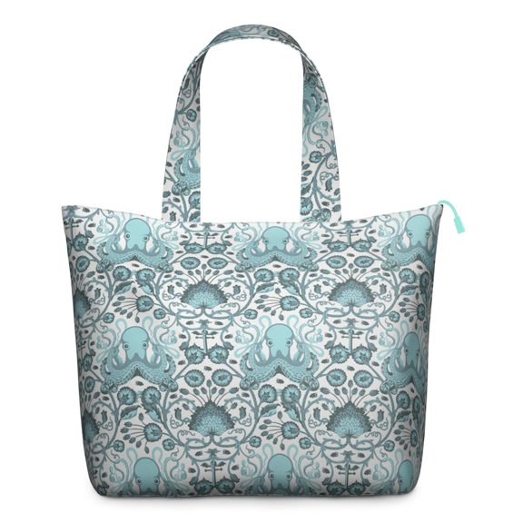 Tribal Ethnic Retro Travel Tote, Lightweight Weekender Bag with Secure Zipper Closure & Large Capacity, Vintage Fashion for Women
