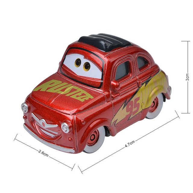 1:55 Disney Pixar Cars 3 Metal Diecast Car Toys Lightning McQueen Dinoco Gold Silver Cruz Car Model Toy para niño regalo de cumpleaños Gao Jinjia LED