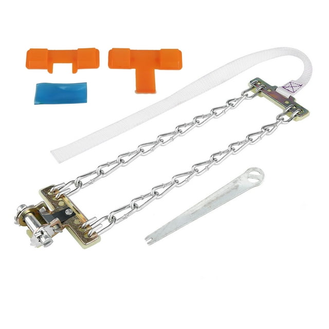 Cadena de acero antideslizante para neumáticos de 205 - 225mm, cinturón de seguridad para automóviles, barro y nieve, para coche, camión, SUV Jadeshay A