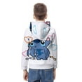 thumbnail image 3 of Stitch Hoodie with Pocket Cartoon Anime for Boys Girls Teens Gift, 3 of 6
