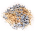 thumbnail image 2 of BambooMN - Decorative Blue Heart Bamboo Food & Drink Picks Skewers - 3.9" (10cm) - 100pcs, 2 of 4