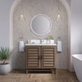 thumbnail image 2 of James Martin Vanities 620-V36-WW-1WZ Portland 36" Single Basin Wood Vanity Set - Wood, 2 of 2