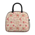 thumbnail image 2 of Womens Pioneer Flower Floral Print Pattern Lunch Box for Work,Insulated Lunch Bag for Women,Loncheras Para Mujer,Leakproof Adult Lunch Bag for Work,Beach,Travel,Picnic,Camping, 2 of 6