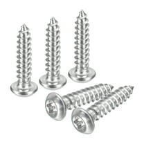 #6 x 5/8" Torx Security Screws, 10Pack Button Head, Self Tapping Screws, 304 Stainless Steel Anti-Theft Screws