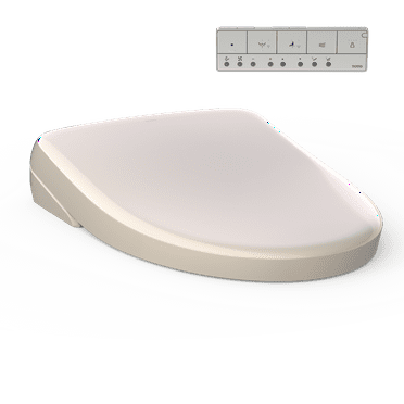 TOTO® S7A WASHLET® Electronic Bidet Toilet Seat with EWATER ® Bowl and Wand Cleaning, Auto Open and Close Contemporary Lid, Elongated, Sedona Beige - SW4736#12