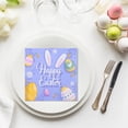 thumbnail image 4 of Linnome 20 Pack Easter Printed Napkins Paper Party Napkins Disposable Table Decor for Holiday Dinner Party Home Kitchen Supplies, 4 of 6