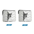 thumbnail image 7 of FORMRS 13-13.3 inch Laptop Sleeve Case Soft Carrying Quilted Computer Bag Cover, Black Cute Cat, 7 of 7