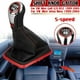 thumbnail image 2 of Pomo de cambio de marchas de 5 velocidades para coche, funda antipolvo para la palanca de cambios para Mk4 Golf R32 1999-2005, 2 of 5
