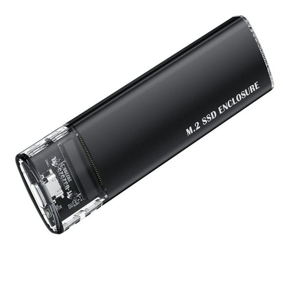 M.2 NVMe SSD Enclosure M.2 Mobile Hard Drive Box Mobile Hard Drive Enclosure M.2 Hard Drive Box for 2242/2260/2280