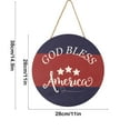 thumbnail image 3 of The US Independence Day Decorations Wooden Hanging Decorations Festival Home Party Hangings Round Flag Alphabet Decorations Hanging Signs, 3 of 6