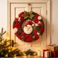 thumbnail image 2 of Christmas Wreath DIY Kit,Christmas Wreath Making Kit for Beginner & Adults, Fabric Craft Kit,DIY Holiday Decor, Handmade Christmas Art Project Gift, 2 of 8