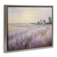 thumbnail image 3 of Stupell Industries Lavender Farm Fields Landscape & Nature Painting Brown Floater Framed Canvas Art Print Wall Art, 25 x 31, 3 of 9