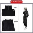 thumbnail image 4 of Inumaki Toge Cosplay Anime Jujutsu Kaisen Toge Inumaki Cosplay disfraz peluca Top pantalones uniforme escolar hombres mujeres disfraces de Halloween, 4 of 5