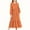 Orange, variant on Zylanna Girls Long-Sleeve Tiered Maxi Dress, Pockets Design Soft Polka Dot Patterns Spring Fall Girls' Casual Dresses Red Size 6