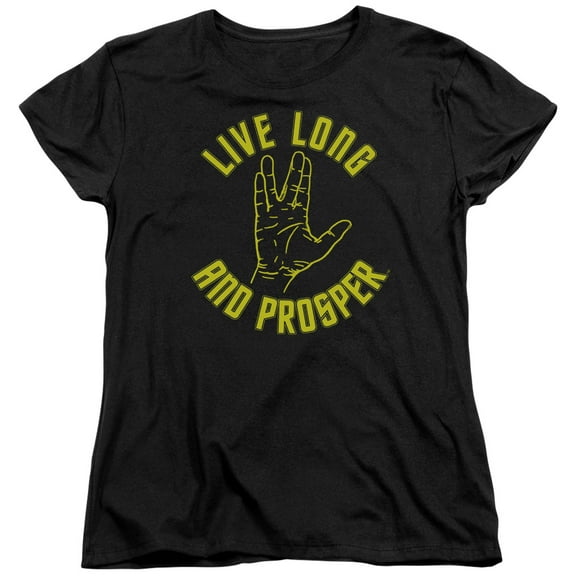 Star Trek - Live Long Hand - Women's Short Sleeve Shirt - Large