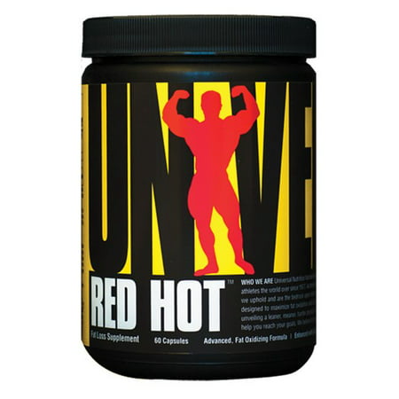 Universal Nutrition Red Hot Supplément thermogénique, 60 Ct