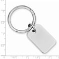 thumbnail image 2 of Beautiful Sterling Silver Rhodium Plated Key Chain, 2 of 2