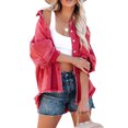 Women's Ripped Distressed Casual Long Sleeve Denim Jeans Jackets
