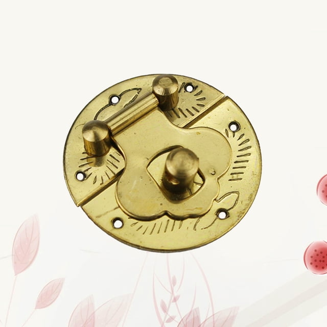 WHAMVOX Durable Wooden Box Latch Golden Vintage Hardware Retro Antique Hasps for Jewelry and Box