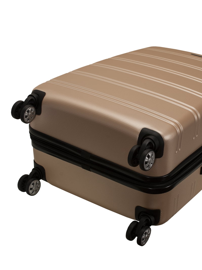 Rockland Luggage Melbourne 3 Piece Hardside Luggage Set, F160