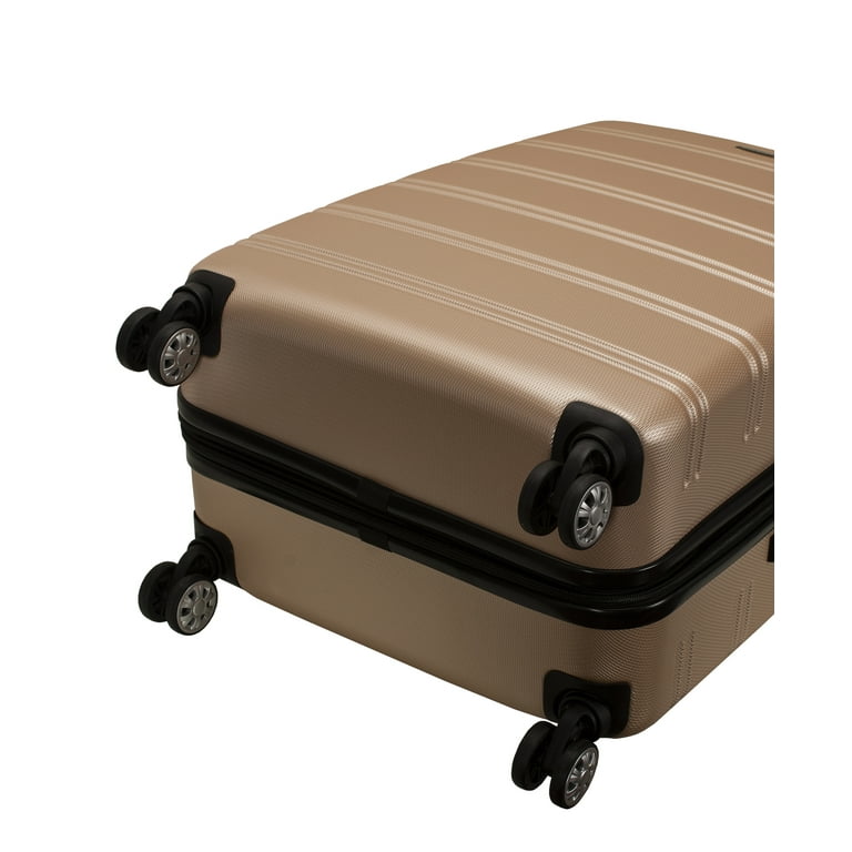 Rockland Luggage Melbourne 3 Piece Hardside Luggage Set, F160