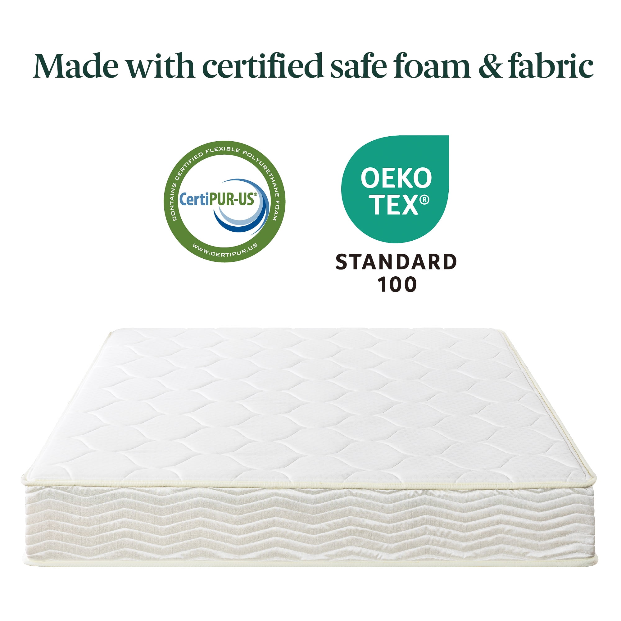 Zinus Core Comfort 8" Full Mattress, Innerspring Mattress with Gel Memory Foam