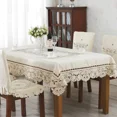 thumbnail image 1 of Table Cloth Table Cover Lace European Garden Elegant Embroidered Dining TableCloth Flower Peony Chair Cover Wedding Dust Cover, 1 of 5